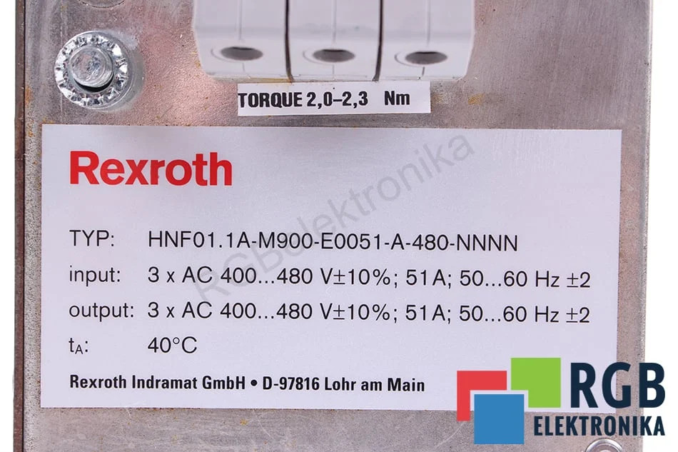 HNF01.1A-M900-E0051-A-480-NNNN BOSCH REXROTH - Used - 12 Months Warranty