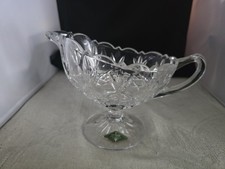 Shannon Crystal Pineapple Design Gravy Boat