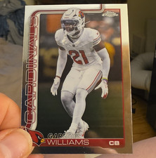 Topps Chrome 2024 Garrett Williams Rookie RC Arizona Cardinals Card #6. rookie card picture