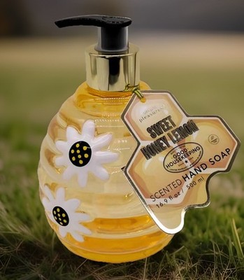 Sweet Honey Lemon Hand Soap Bee Hive Bottle 16.9 oz