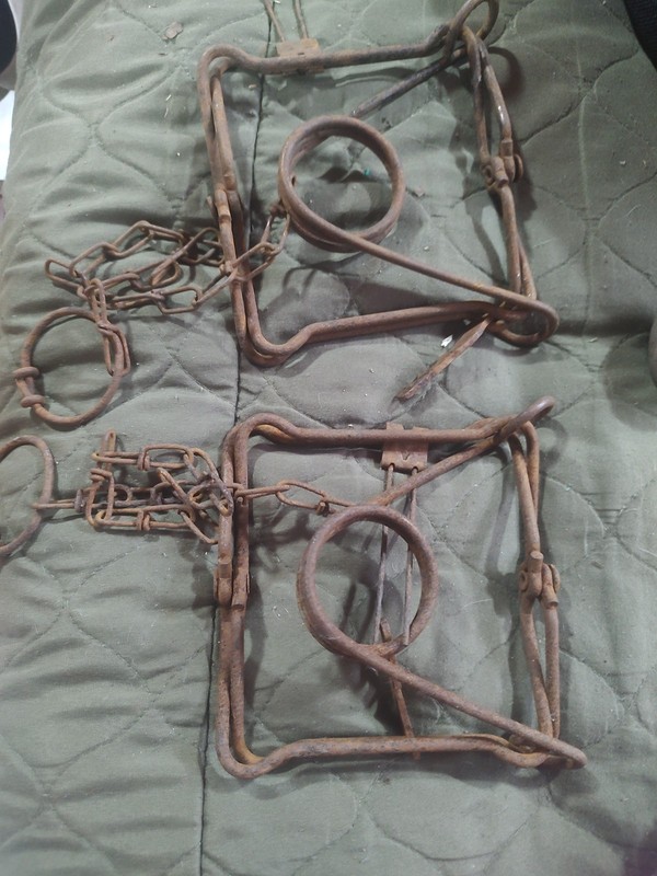 Lot of 4  Bridger Magnum 150 Conibear Traps