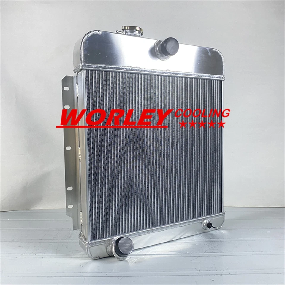 Aluminum Radiator for 1949-56 Cadillac Series 60s, 61, 62, 75 manual MT new Foto 2 de 4