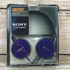 Sony MDR ZX100 LCU Studio Monitor Sound Style Stereo Headphones Blue New