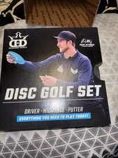 3 DYNAMIC DISCS STARTER DISC GOLF SET Driver Midrange Putter Frisbee Beginner