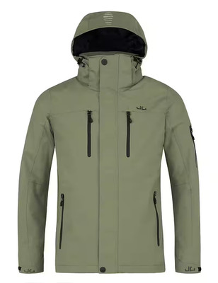 Jeff Green HARSTAD robuste Regenjacke Outdoorjacke Herren 56 salbeigrün 12.000