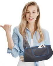 Arm Sling, Upgraded Straps, Ultimate Comfort, Convenient Pocket, Arm Sling Sh...