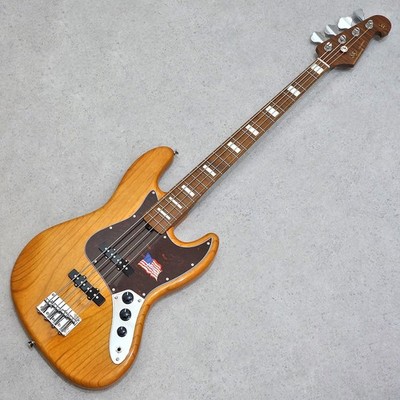 SX Guitars Limited Model JB Electric Guitar, Swamp Ash Body, Roasted Flame Maple