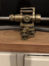 Antique Theodolite/leveling device, London and pocket telescope, maritime 1900’s