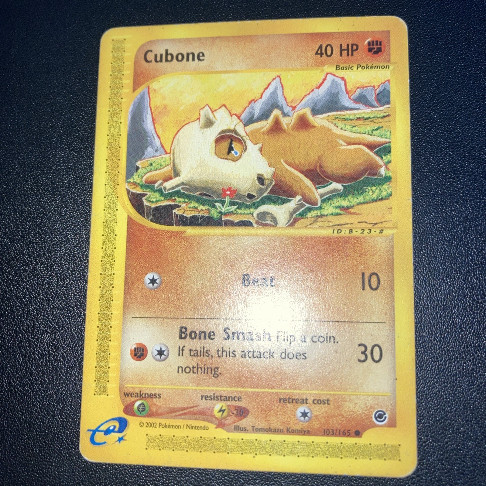 Pokémon TCG Cubone Expedition Base Set Common 103/165 40 HP English Basic
