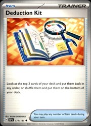 Deduction Kit 171/191 Scarlet & Violet—Surging Sparks Uncommon Trainer Item