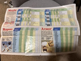 Final Fantasy (Nintendo NES) CIB Complete with Manual, Map, Chart - Authentic