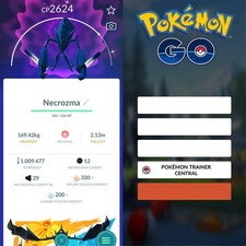 Pok mon Go  Shiny Necrozma   Mini PTC 80k Stardusts