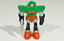 Vintage 1994 Soma Rubber Sonic Rangers Mini Robot Warrior Figure 1 Green Orange