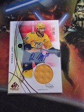 2024-25 Upper Deck SP Game Used Roman Josi Red Auto Jersey 28/35 #29