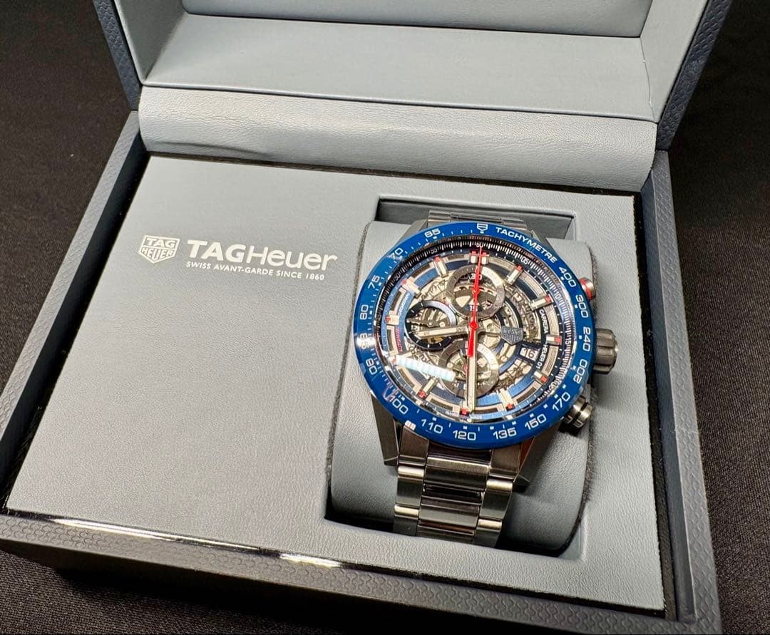 Tag Heuer Carrera 01 Chronograph Blue