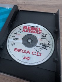  STAR WARS Rebel Assault SEGA MEGA CD Game 1993 JVC PAL, RARE [Ref: B3]