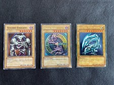 LOTTO Yu-Gi-Oh Vintage - Mago Nero, Drago Bianco, Teschio Evocato (1ª Ed)