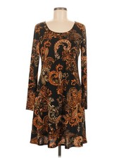 Karen Kane Women Brown Casual Dress M