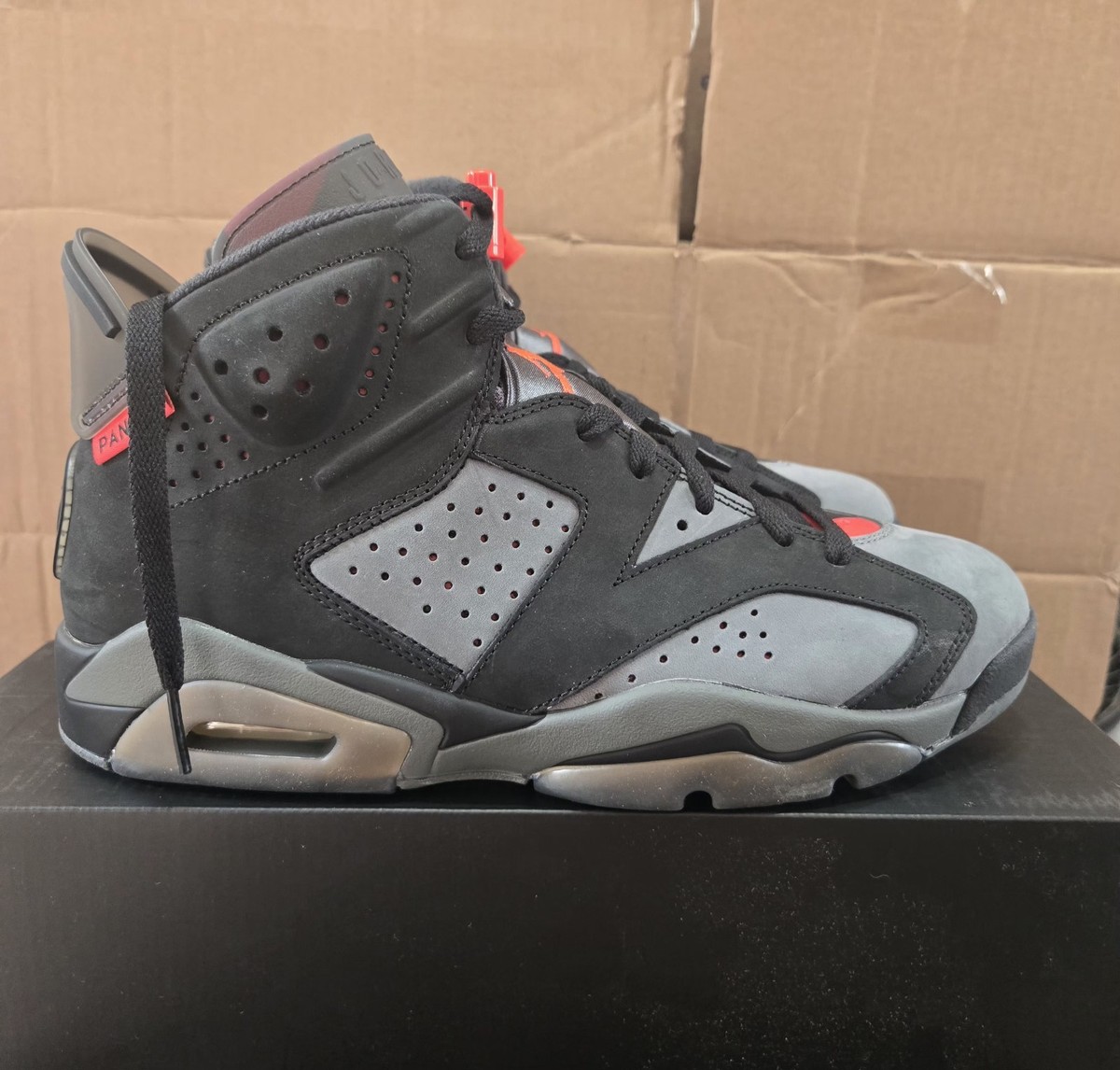 Nike Air Jordan 6 Retro Low PSG Paris Saint-Germain Iron Grey