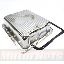 Gm 700r4 4l60e Deep Transmission Pan W Gasket Extra Capacity 4l60 4l65e Chrome