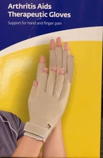 DJO Bell-Horn Arthritis Aids Therapeutic Gloves in Taupe Size: Large