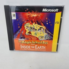 Microsoft The Magic School Bus Explores Inside the Earth PC Windows 95
