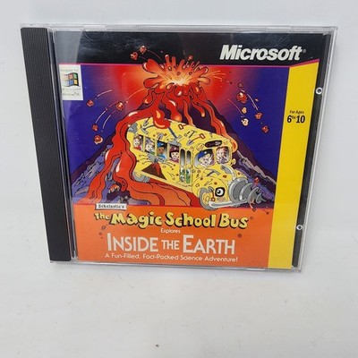 Microsoft The Magic School Bus Explores Inside the Earth (PC) Windows 95