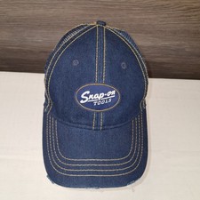 Snap-on Tools Baseball Hat Distressed Denim Snapback Cap