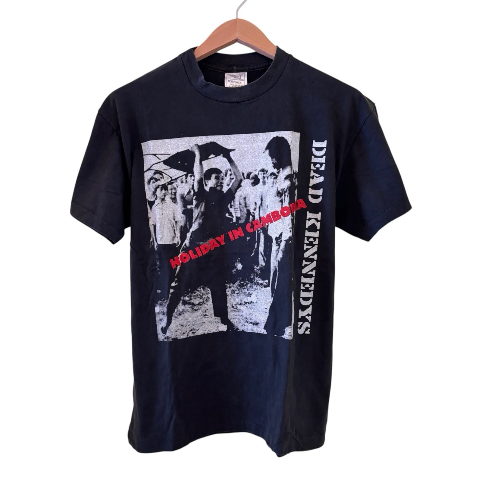 Dead Kennedys Reprint Vintage Band Tee Shirt Holiday In Cambodia Rare Large
