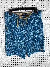 Patagonia Planing multi pattern print board shorts size 31