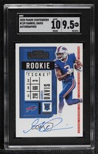 2020 Panini Contenders RPS Gabriel Davis #139 SGC 9.5 Mint+ Auto 06mc