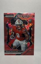 2024 Panini Prizm Draft Picks - New Recruits Braelon Allen #NR-BAN Red Ice Prizm