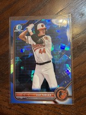 2022 Bowman Chrome Sapphire Topps Jud Fabian #BDC-114 Baltimore Orioles