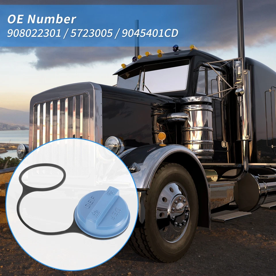 Tapa del tanque de líquido de escape diésel No.908022301 DEF para Kenworth para Peterbilt Foto 3 de 4