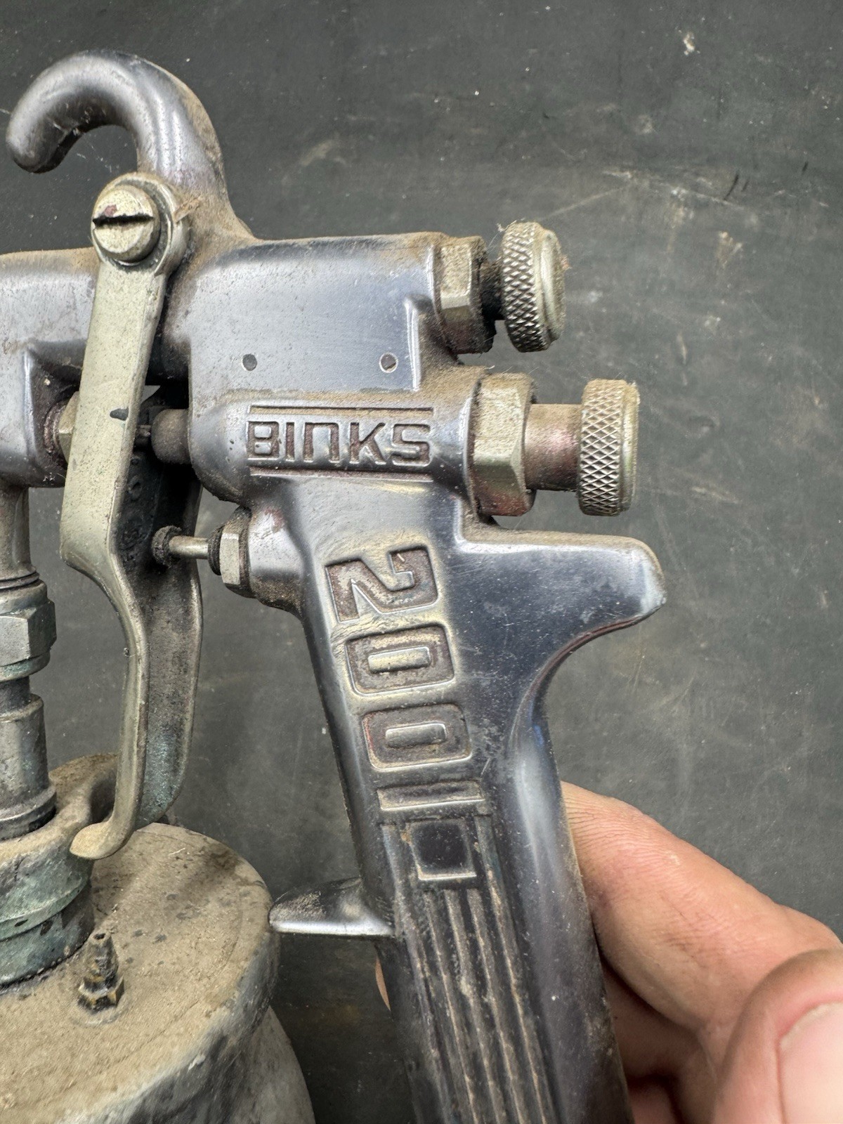 Binks 2001 Professional Spray Paint Gun Untested