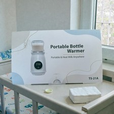 Baby Portable Bottle Warmer, Heat Milk Anywhe...