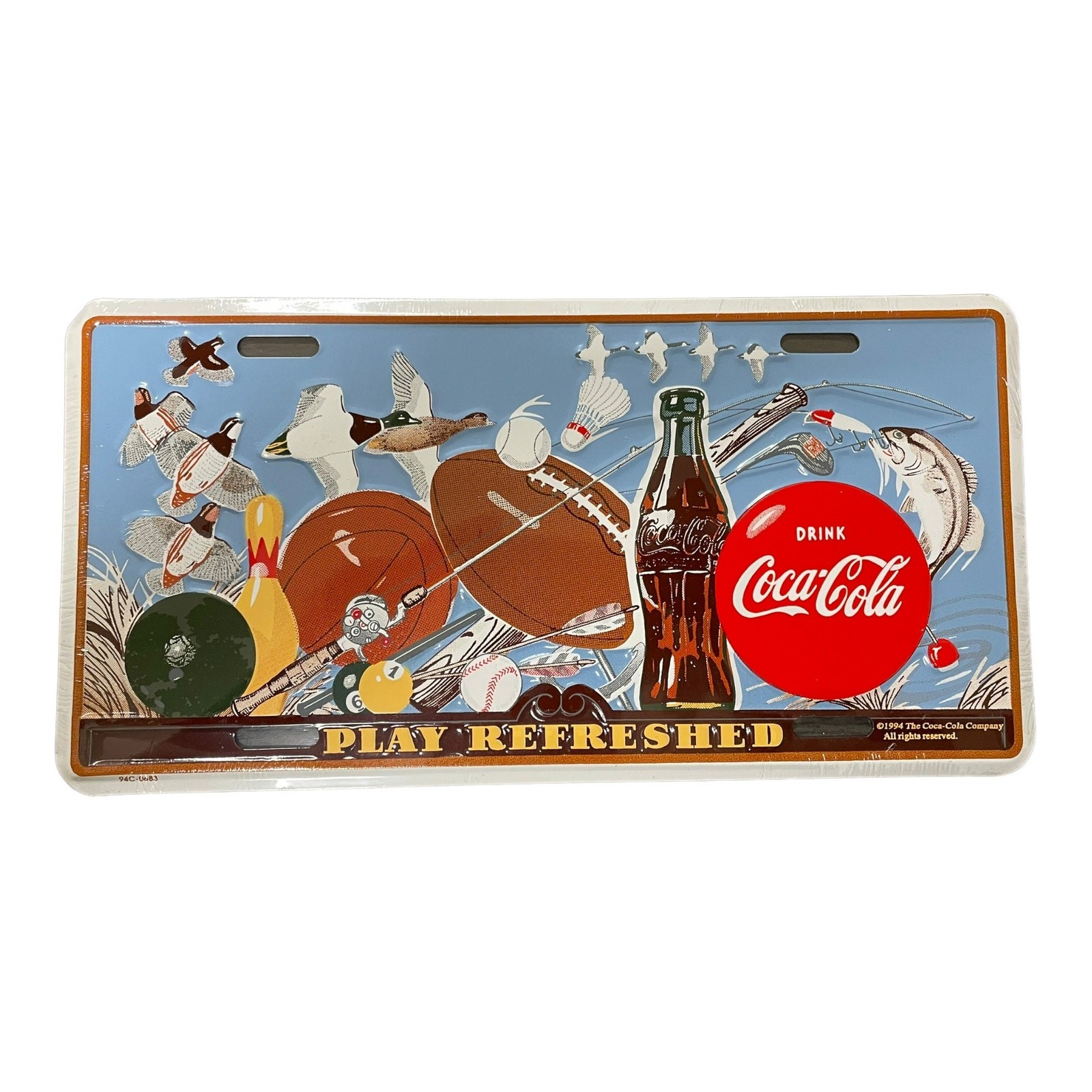 Coca-Cola Sports and Outdoors Play Refreshed Vanity License Plate