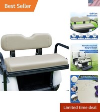 Golf Cart Rear Smooth Seat Covers Fit for EZGO/Club Car/Yamaha