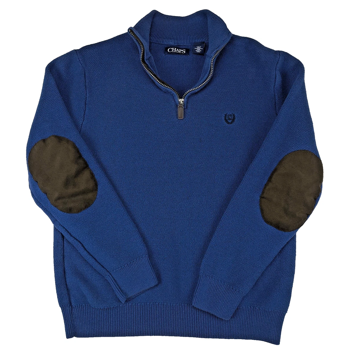 Sweater With Elbow Patches In Men's Sweaters for sale - eBay