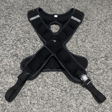 Weighted Vest 8lbs Eight Pounds Black S/M EUC