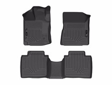 Husky Weatherbeater Front2nd Row Floor Mats 3pc Fits 2012-2014 Toyota Venza Blk
