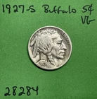 1927 S Buffalo 🦬 Indian Head Nickel 5c Very Good