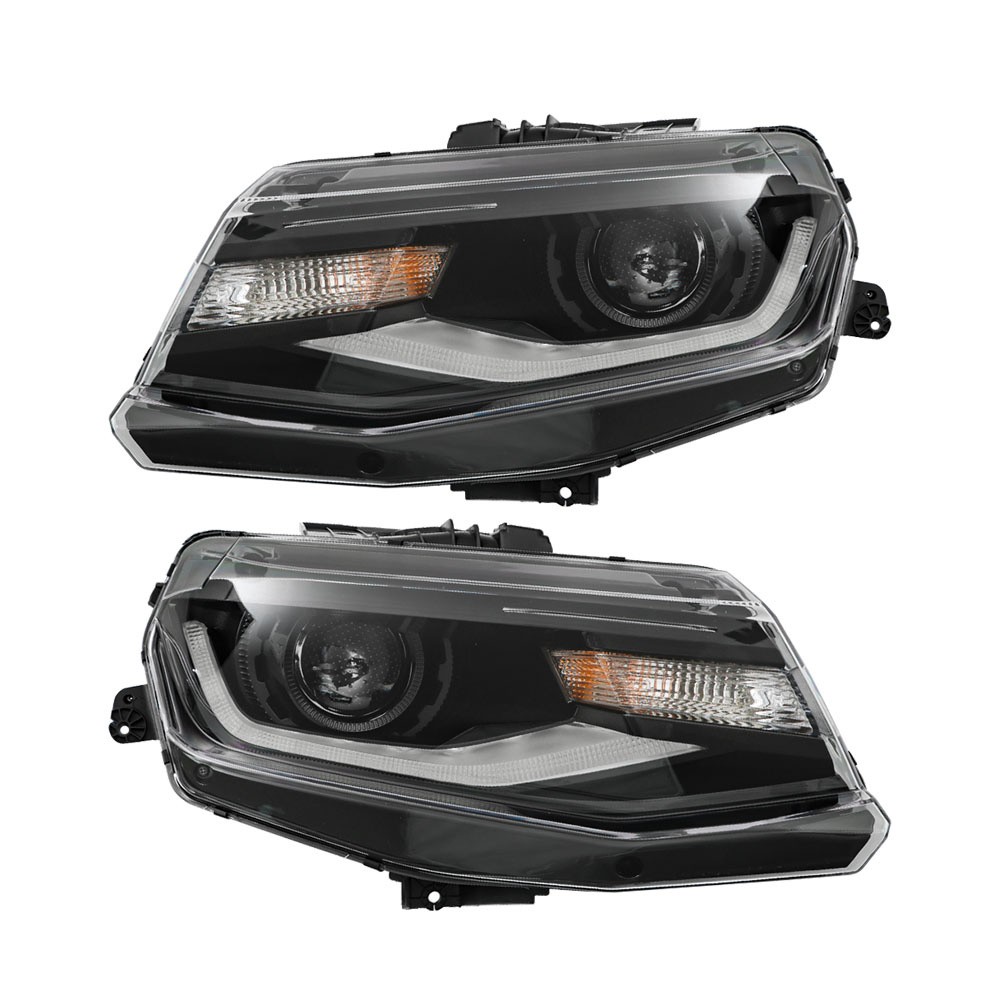 Labwork 좌우 헤드라이트 (쉐보레 카마로 2016-2022용) HID 어셈블리 (LED DRL 포함) 5