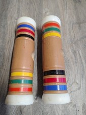 One-1 Vtg Forster Croquet Mallet Head Replacement 8" Banded Wood Yard Game Part