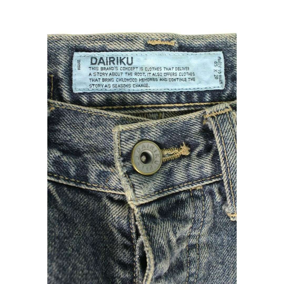 Dairiku 24SS D-9 Damage Flare Denim Pants Damaged Mens 29