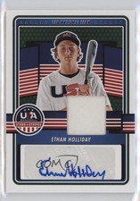 2023 Panini USA Baseball Stars & Stripes Materials Ethan Holliday Auto 15wb