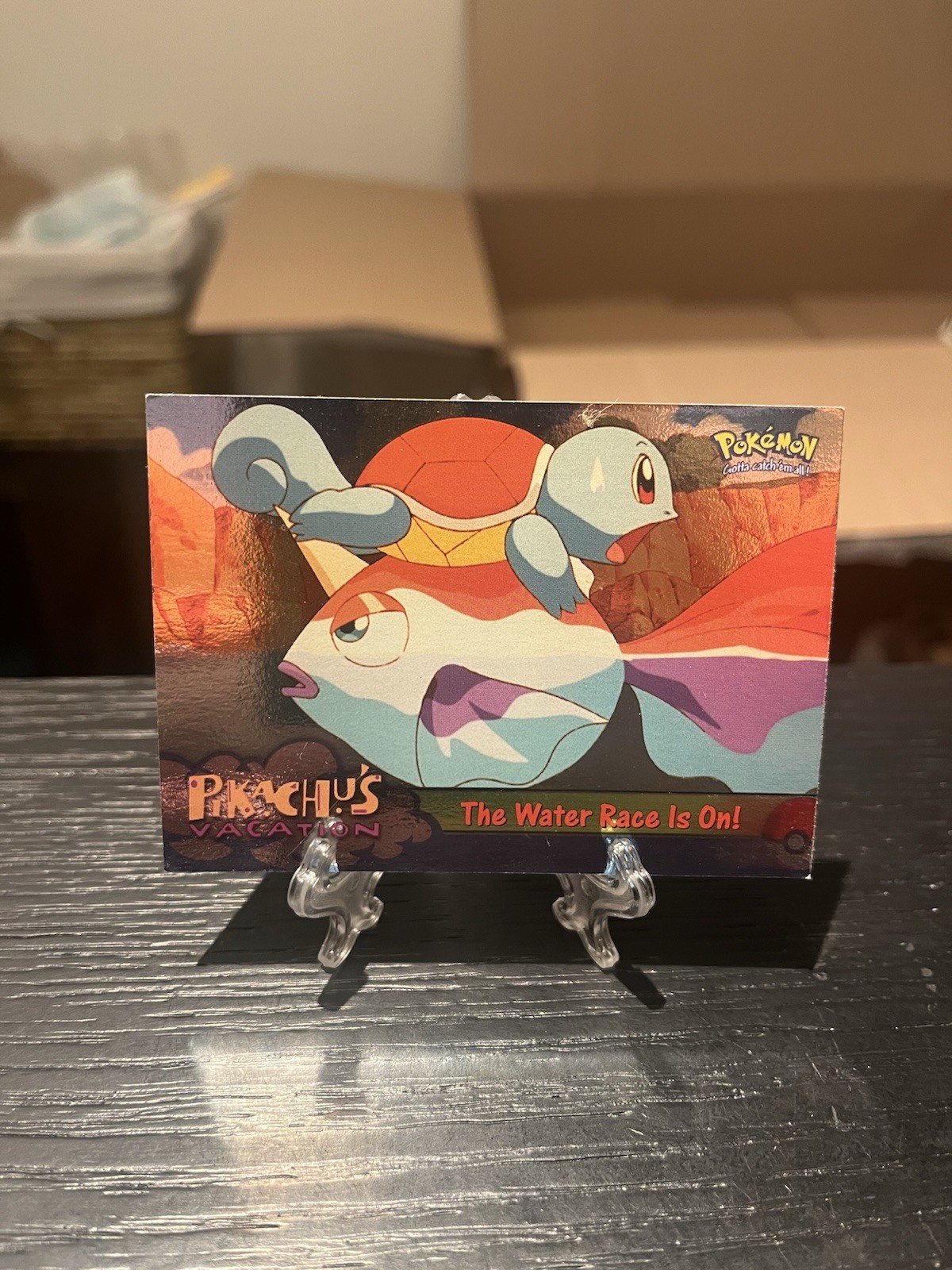 The Water Race Is On! (Pokemon Pikachu's Vacation Topps #47) card