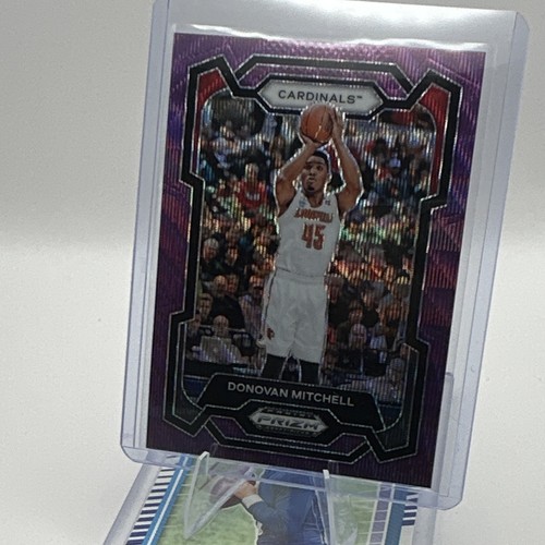 Panini 2024 Prizm Donovan Mitchell Purple Prizm #75 Louisville Cardinals