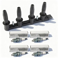 ZüNdspule + 4X Original Opel ZüNdkerze FüR Astra G H Vectra C Zafira B 1.6 1.8