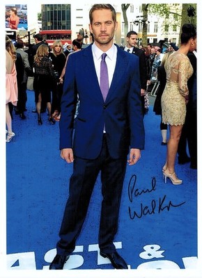 PAUL WALKER - Original handsigniertes Autogramm auf Foto 14x19cm (2473)